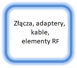 Złącza adaptery elementy pasywne RF